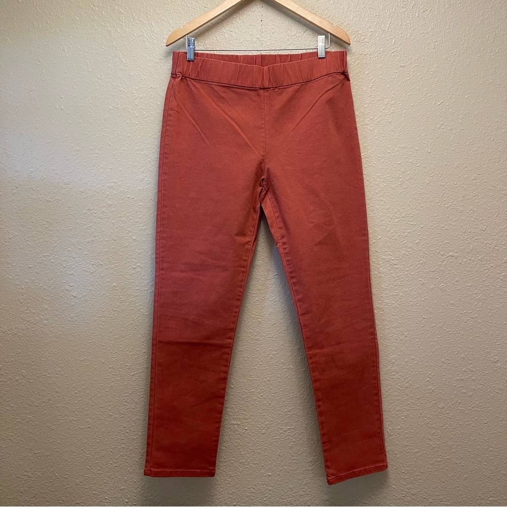 Soft Surroundings NWT Women’s Terracotta Color Me Metro Leggings M 10/12